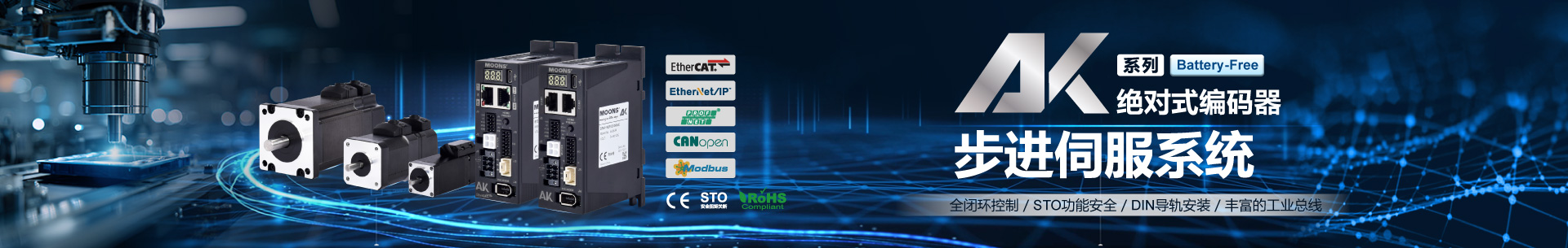 AK系列绝对式步进伺服产品